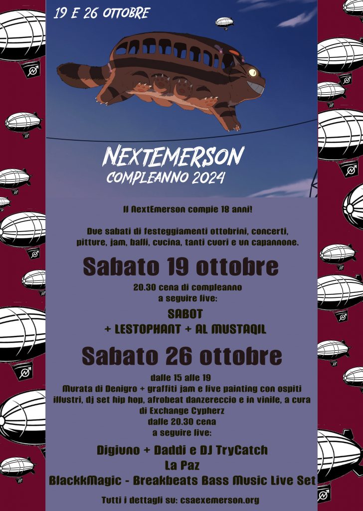 Sabot, Jacopo Andreini, Lestophant Live Al Next Emerson (Firenze 19/10/24)